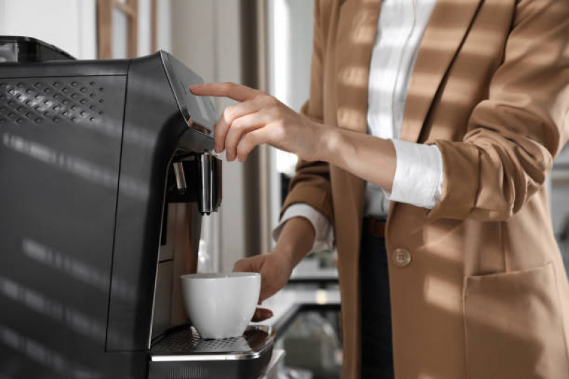 Locação de Máquinas de Café Expresso Preço Santo Amaro - Locação de Máquina de Café Expresso Profissional