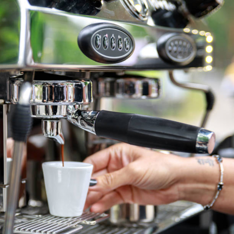 Máquina de Café Expresso e Cappuccino Profissional para Alugar Brooklin - Máquina de Capuccino Profissional