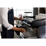 aluguel de máquina de café expresso e cappuccino profissional