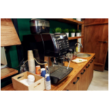 máquina de café italiana alugar Vila Olimpia