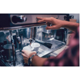 máquina profissional de café expresso